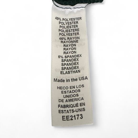 Michael Stars Women's Hallie Rib-Knit Turtleneck Dress Size L Dark Forest Green - Picture 9 of 12